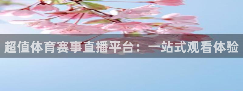 超值体育赛事直播平台：一站式观看体验