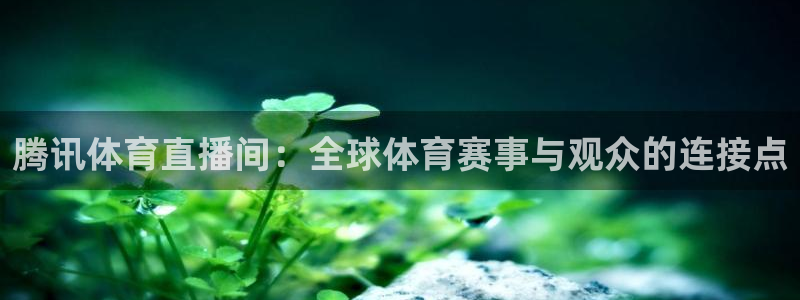 腾讯体育直播间：全球体育赛事与观众的连接点
