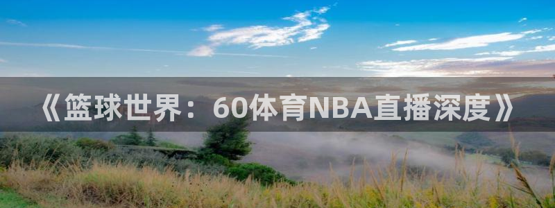 《篮球世界：60体育NBA直播深度》