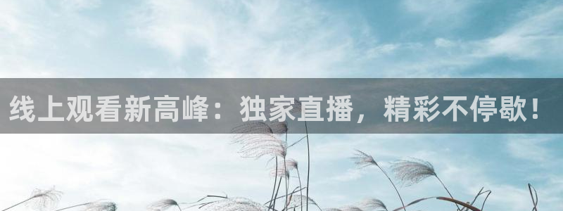 线上观看新高峰：独家直播，精彩不停歇！