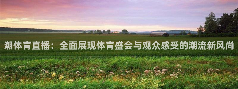 潮体育直播：全面展现体育盛会与观众感受的潮流新风尚