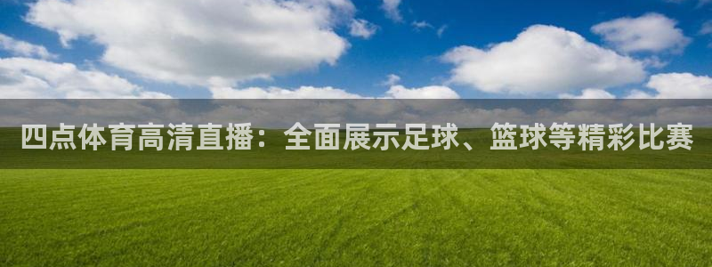 四点体育高清直播：全面展示足球、篮球等精彩比赛