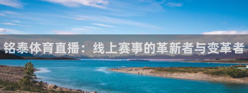 铭泰体育直播：线上赛事的革新者与变革者